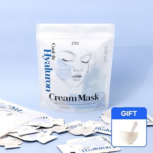 ZTU 쿨핏 히알루론 크림 모델링 마스크팩 [수분/장벽], 1개, 10개입