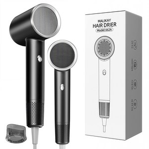 MALIKAY 헤어드라이기 블루음이온 고속 저소음 전문가용 드라이어 1800W EGTFF-1