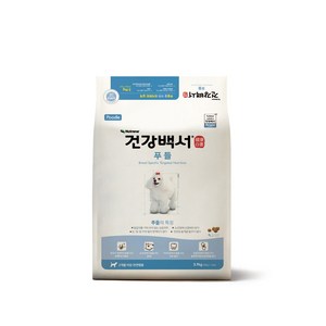 뉴트리나건강백서 강아지 기능성 사료, 푸들, 3.9kg, 1개