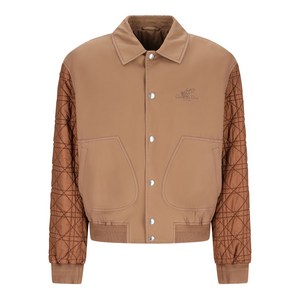 디올 퀼팅 소매 봄버 재킷, 브라운계열, IT/FR 48(KR 100)