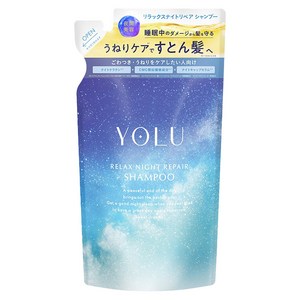 요루 릴랙스 나이트 리페어 샴푸 리필용, 370ml, 1개