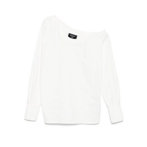 발망 오픈 넥 드레스