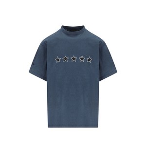 발렌시아가 스타 프린트 티셔츠, 블루계열, Standard L(KR 110)