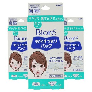 비오레 모공 깨끗 코팩, 15개입, 3개