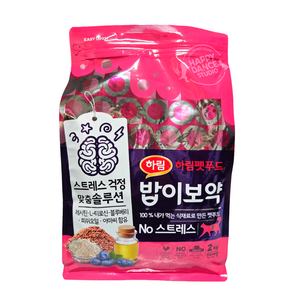 하림펫푸드 전연령 고양이 밥이보약 기능성 사료, 스트레스완화/안정/..., 2kg, 1개