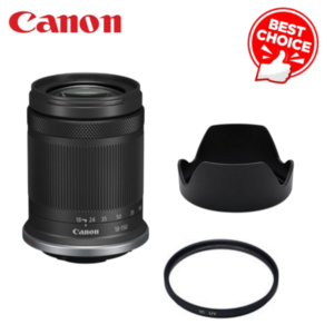 [캐논정품] 렌즈 RF-S 18-150mm F3.5-6.3 IS STM+호환용 후드+MCUV필터+포켓융 /ED