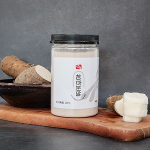 [안동마Day]껍질 벗긴 안동 참마가루 통분말 마분말 마가루, 1개, 400g
