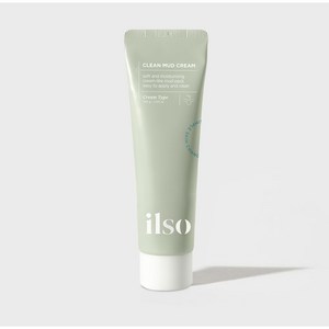 ilso 일소 CLEAN MUD CREAM 워시오프 클린 머드 크림 팩 100g, 1개입, 1개