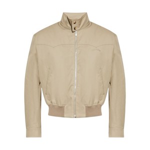 알렉산더맥퀸 집업 봄버 재킷, 베이지계열, Italy 50