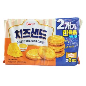청우식품 치즈샌드, 180g, 2개