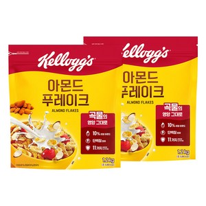켈로그 아몬드 푸레이크 시리얼, 1.2kg, 2개