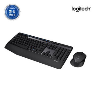 로지텍코리아 MK345 무선 키보드 마우스세트 (정품), 블랙, 일반형