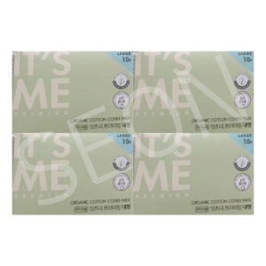 잇츠미 프리미엄 유기농 순면커버 생리대 날개형