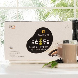 [쇼핑엔티] 동서천농협 검은콩 두유 185ml×20팩, 없음, 20개, 185ml