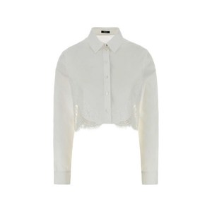 베르사체 레이스 포플린 셔츠, 화이트계열, Italy 38(KR 44)