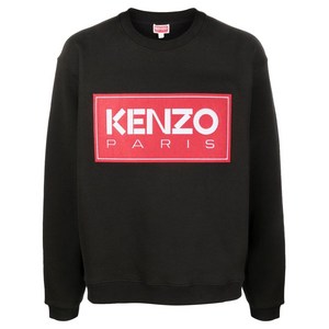 겐조 로고 패치 크루넥 스웨트셔츠, 블랙계열, Standard S(KR 95)