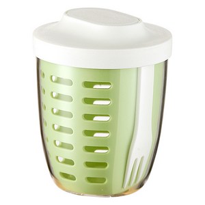 엠토이 휴대용 과일 컵 도시락 포크 포함 650ml