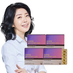 여에스더 프리미엄 알티지 오메가 1200(2개월분), 120캡슐 x 4박스, 4개, 120캡슐