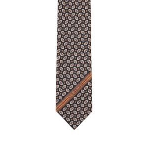 베르사체 자카드 프린트 실크 넥타이