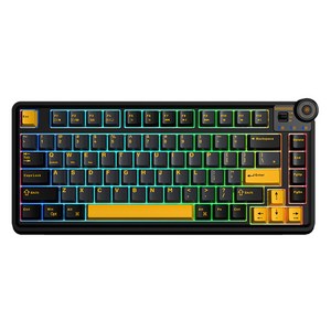 AULA AU75 81키 RGB 가스켓 3 인 1 기계식 3모드 유무선 키보드
