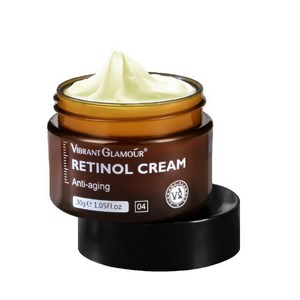 아이발 VIBRANT GLAMOUR 레티놀 페이스 크림 안티 에이징 주름 제거 퍼밍 리프팅 미백 보습 페이셜, 30g, 1개