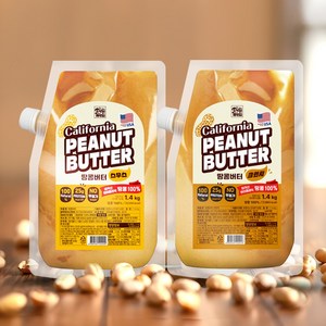 델리웰리 캘리포니아 땅콩버터 스무스 1.4kg, 1개