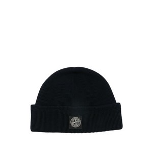 스톤 아일랜드 로고 패치 비니