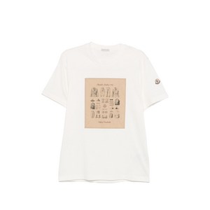 몽클레르 아카이브 그래픽 티셔츠, 화이트계열, Standard M(KR 96-180)