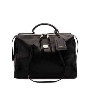 돌체앤가바나 비토리아 레더 지퍼 탑 여행용 캐리어