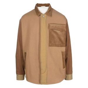 엠포리오아르마니 코듀로이 패널 코튼 재킷, 베이지계열, Standard L(KR 100)