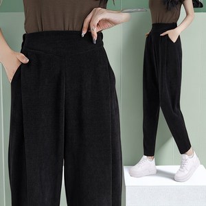 해피유통 여성 빈티지 심플 캐주얼 배기팬츠 jhljq