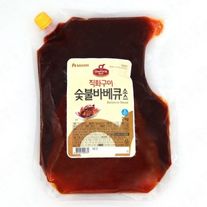 대상 쉐프원 직화구이 숯불바베큐소스, 1개, 2L