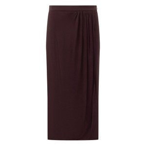 톰포드 랩 플리츠 맥시 스커트, 바이올렛/보라계열, Italy 40