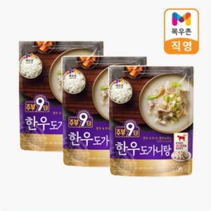 주부구단 목우촌 한우 도가니탕, 450g, 3개
