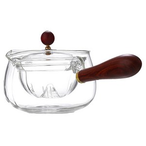 Qiaokao 유리 티포트, 500ml, 클리어, 1개