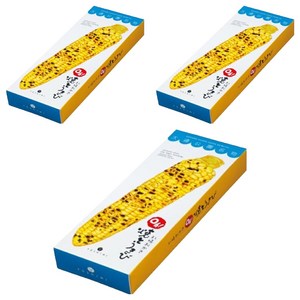 요시미 삿포로 오카키 오! 토오키비 옥수수 과자, 108g, 3개