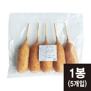 물맷돌 쭉치즈 핫도그 600g(120gx5개입) [코리아타임스퀘어], 1개, 120g