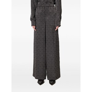 겐조 기하학 패턴 팬츠, 블랙계열+화이트계열, France 36