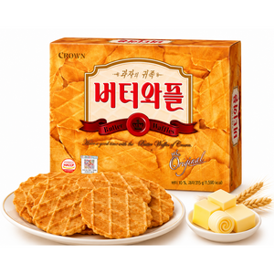 크라운 버터와플, 316g, 10개