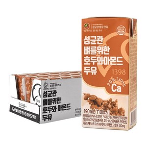 성균관 뼈를위한 호두와 아몬드 두유 190ml x 24팩, 24개