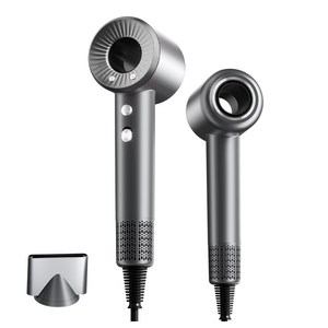 HOOYS 초고속 음이온 헤어 드라이어 초경량 드라이기 저소음 머리드라이기 풍량 온도 3단 조절