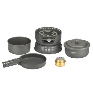 알록스 2-4인용 아웃도어 캠핑 팟 코펠 세트 CW-C05