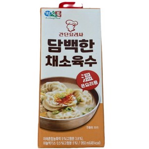 [정식품] 간단요리사 담백한 채소육수 950mlx6팩, 950ml, 6개