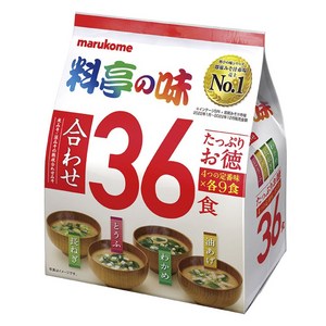 마루코메 요리정의 맛 모듬 파 + 두부 + 미역 + 유부 36개입, 1개