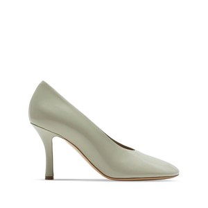 버버리 가죽 슬립온 펌프스 85mm, Europe 40(KR 260), 베이지계열