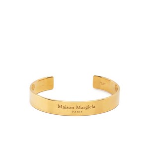 메종 마르지엘라 인그레이빙 로고 커프 브레이슬릿, Numeric 4, 골드계열
