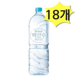 농심 백산수 무라벨 2L X 18개