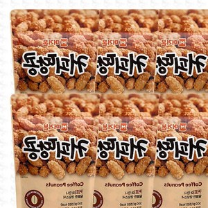머거본 커피땅콩, 300g, 6개