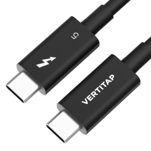 버티탭 인텔 공식 인증 썬더볼트5 240W 120Gbps C타입 케이블