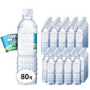 제주 삼다수 생수 500ml (유/무 라벨 랜덥발송), 80개